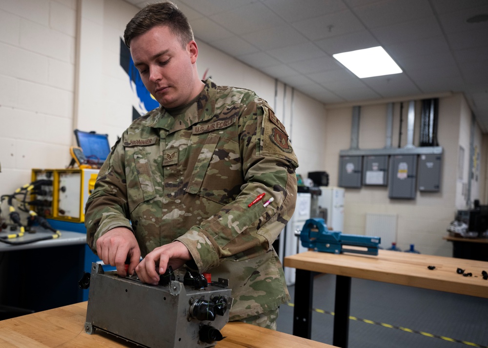 RAF Mildenhall 100th MXS Electrical and Environmental Backshop