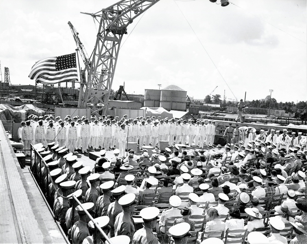Our Yard History: Commissioning of USS Alabama