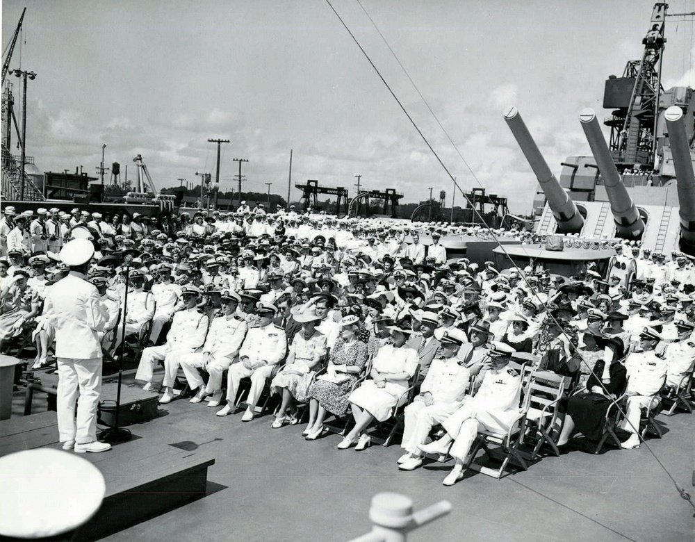 Our Yard History: Commissioning of USS Alabama
