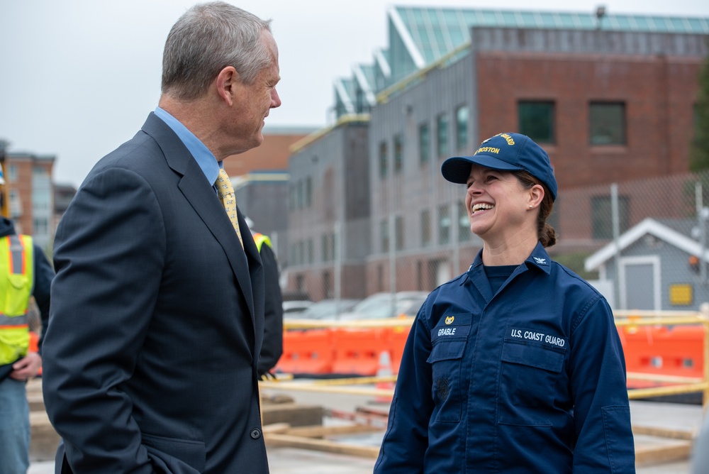 Coast Guard Base Boston Groundbreaking Ceremony