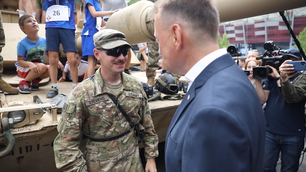 US Soldiers participate in Poland Armed Forces Day