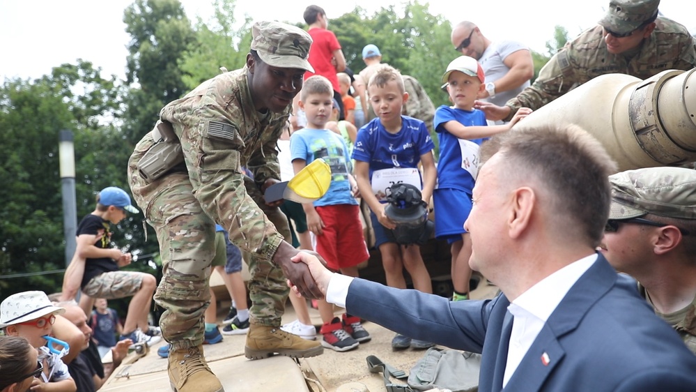 US Soldiers participate in Poland Armed Forces Day