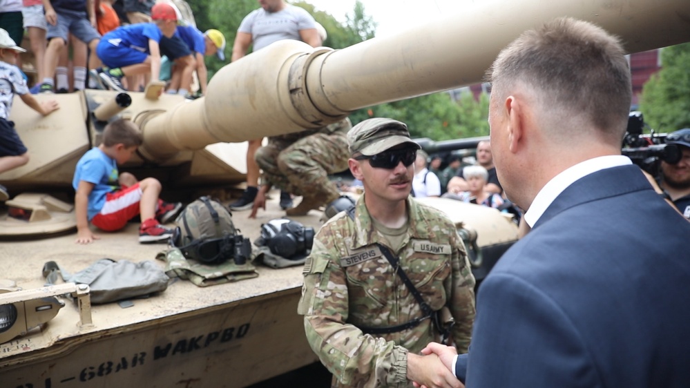 US Soldiers participate in Poland Armed Forces Day