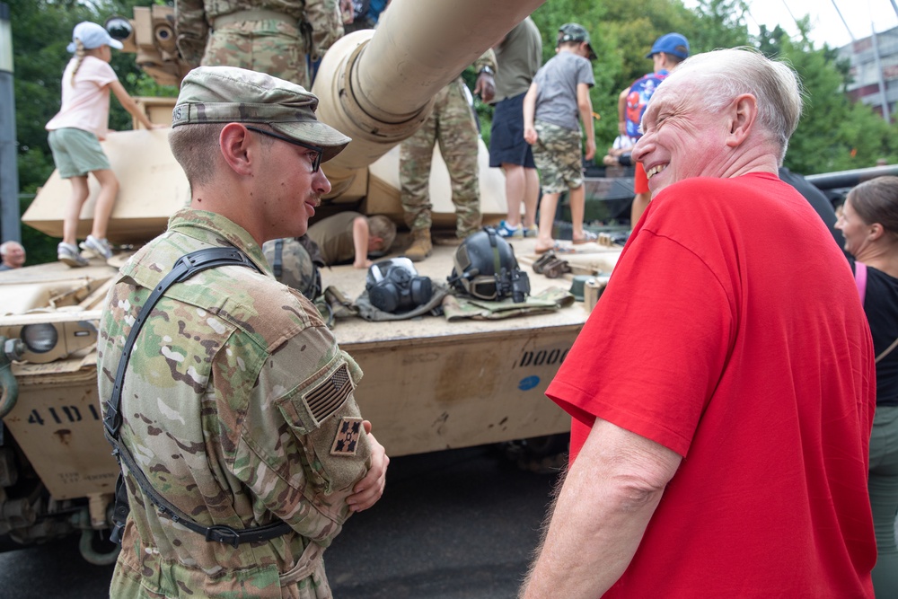 US Soldiers participate in Poland Armed Forces Day