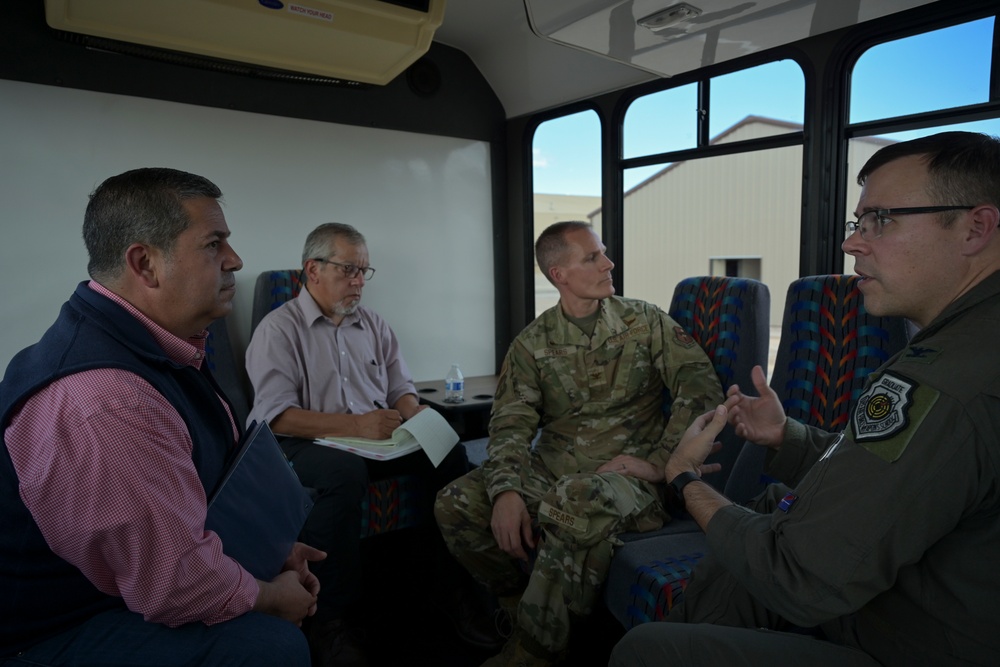 Senator Ben Ray Lujan visits Holloman