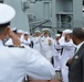 Battleship Sailor retirement ceremony