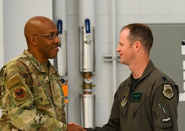 CSAF visits Eielson