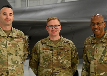 CSAF visits Eielson