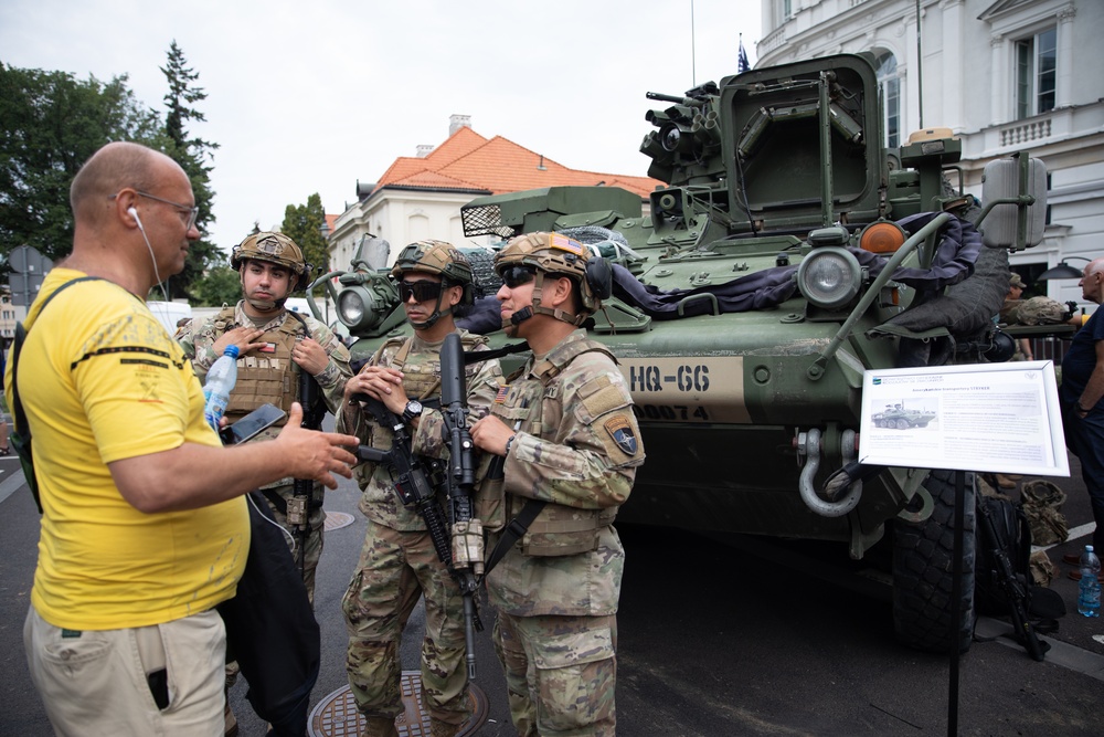 US Soldiers participate in Poland Armed Forces Day