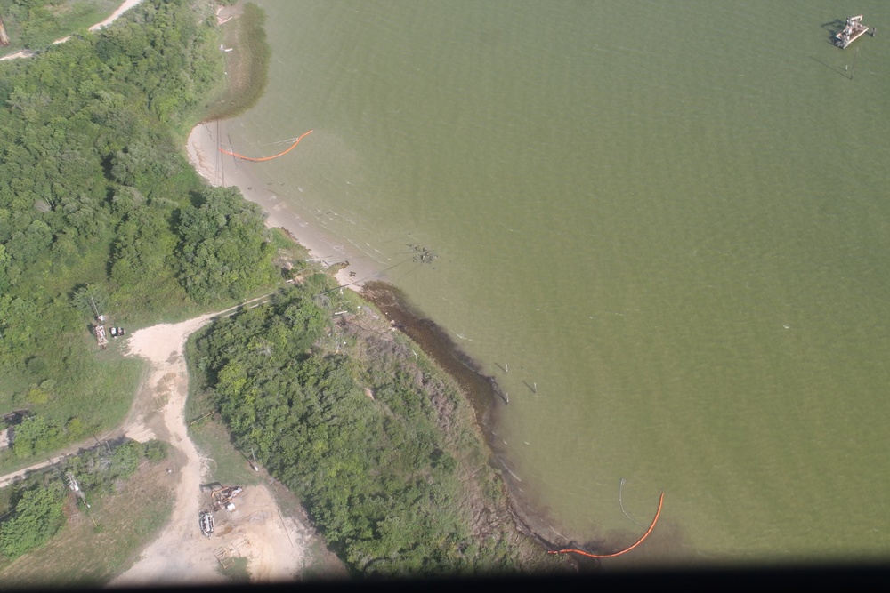 Coast Guard responds to pollution incident in Tabbs Bay near Houston