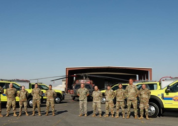 California State Guard receives five Type VI fire engines from Cal OES
