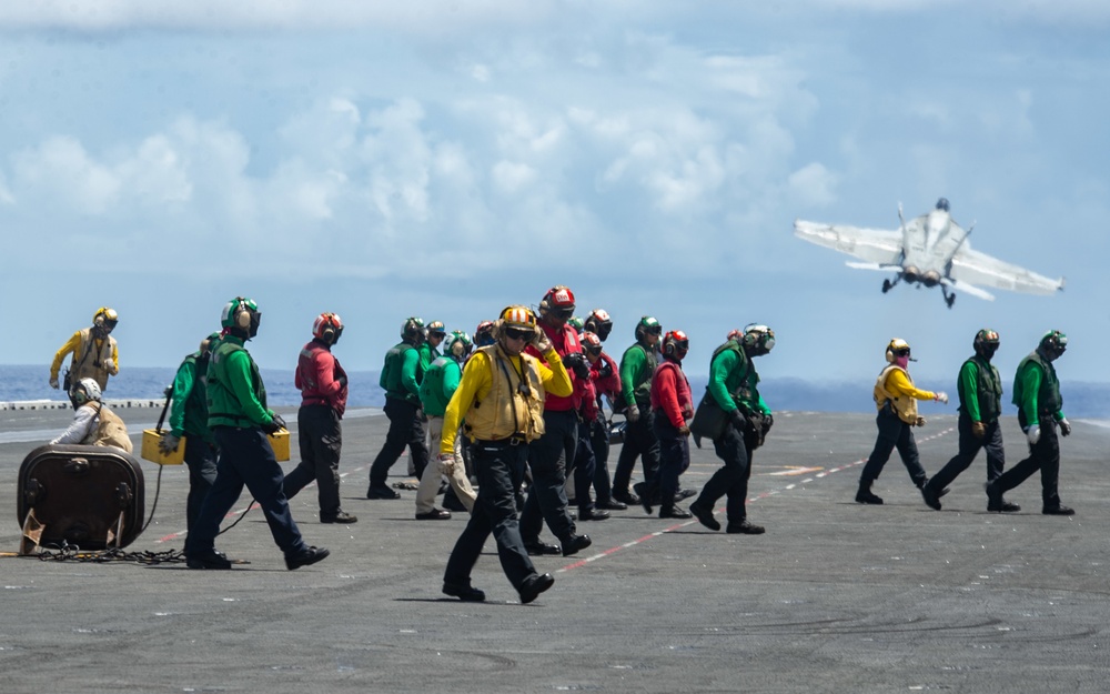 USS Ronald Reagan Conducts Flight Operations