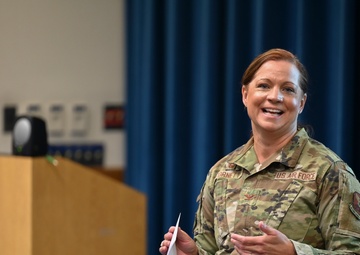 377th Mission Support Group hosted a civilian all-call.