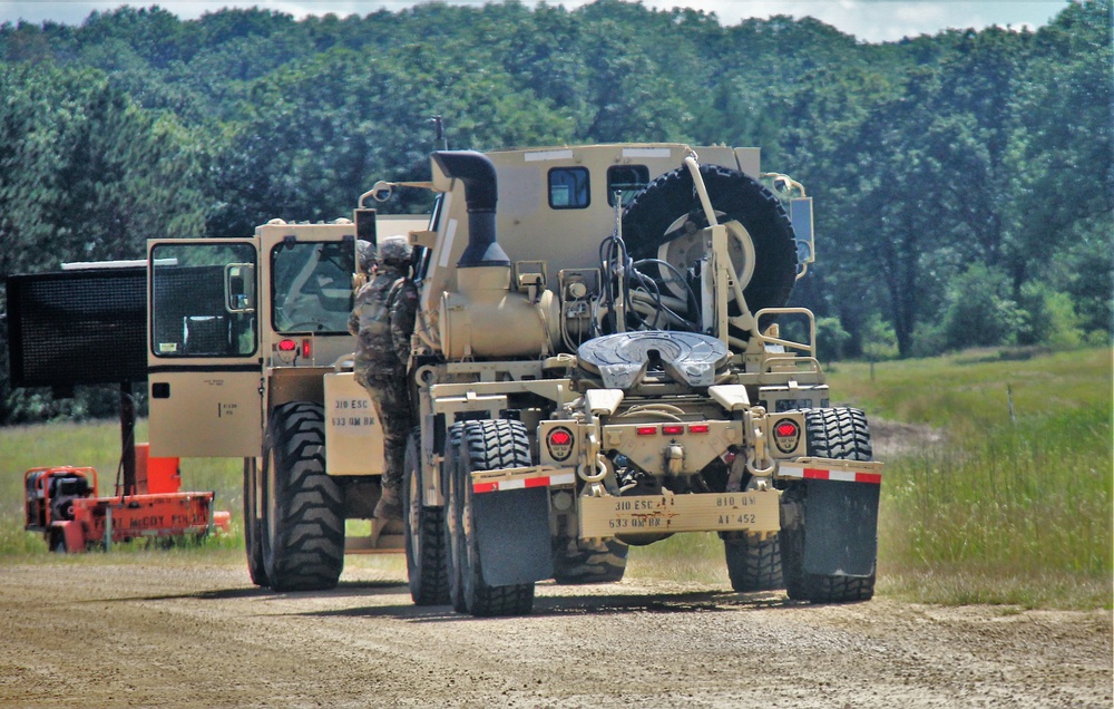 Training operations for 86th Training Division’s Combat Training Support Training Exercise 86-22-02