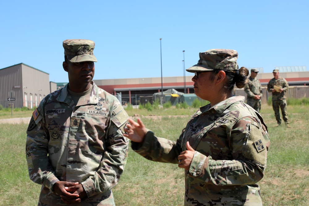 NORAD and USNORTHCOM SGM visits 52nd Brigade Engineer Battalion