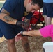 Moulage application during mass casualty exercise