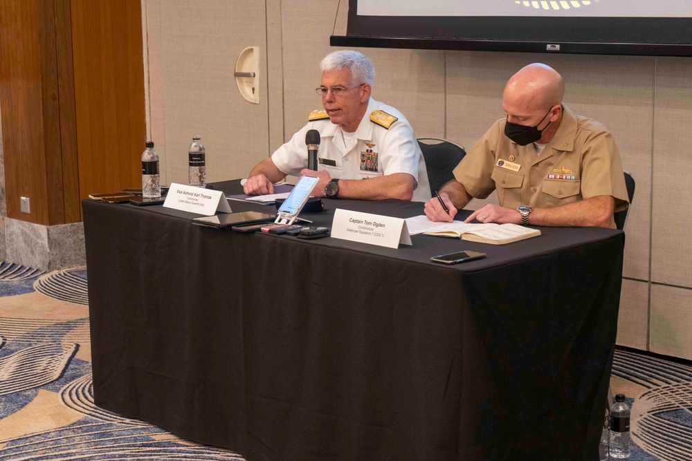 C7F Holds Press Conference at SEACAT 22