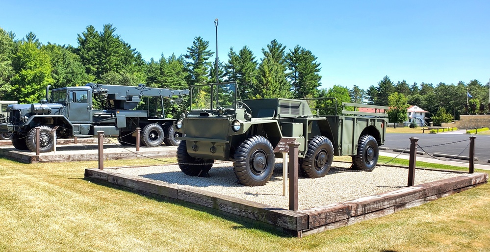 Equipment Park at Fort McCoy's Commemorative Area
