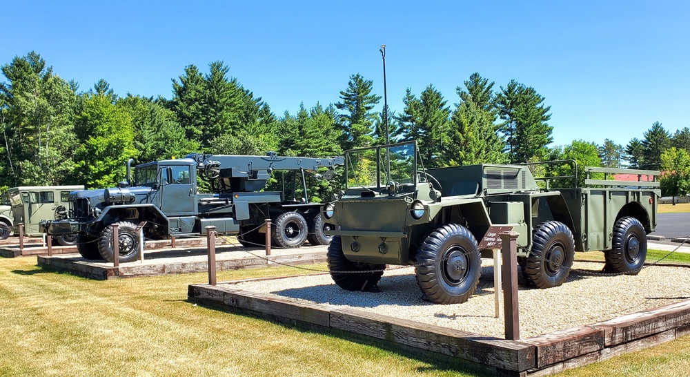 Equipment Park at Fort McCoy's Commemorative Area