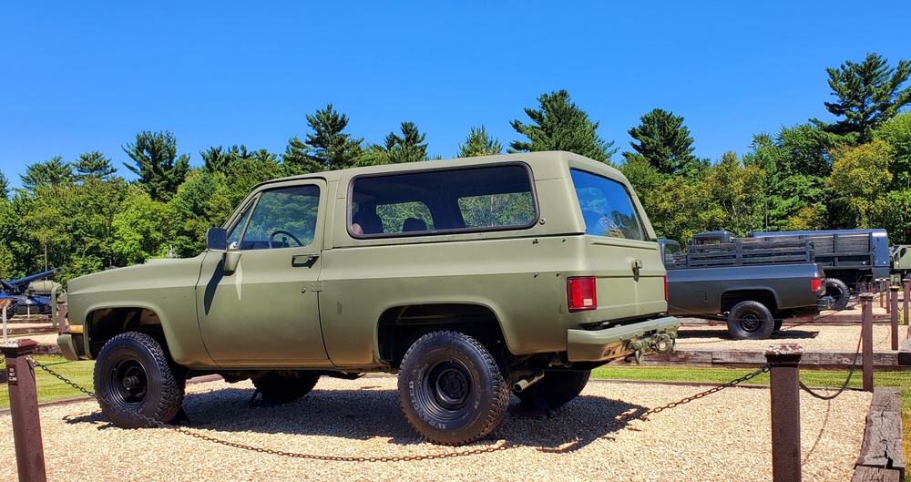 Equipment Park at Fort McCoy's Commemorative Area
