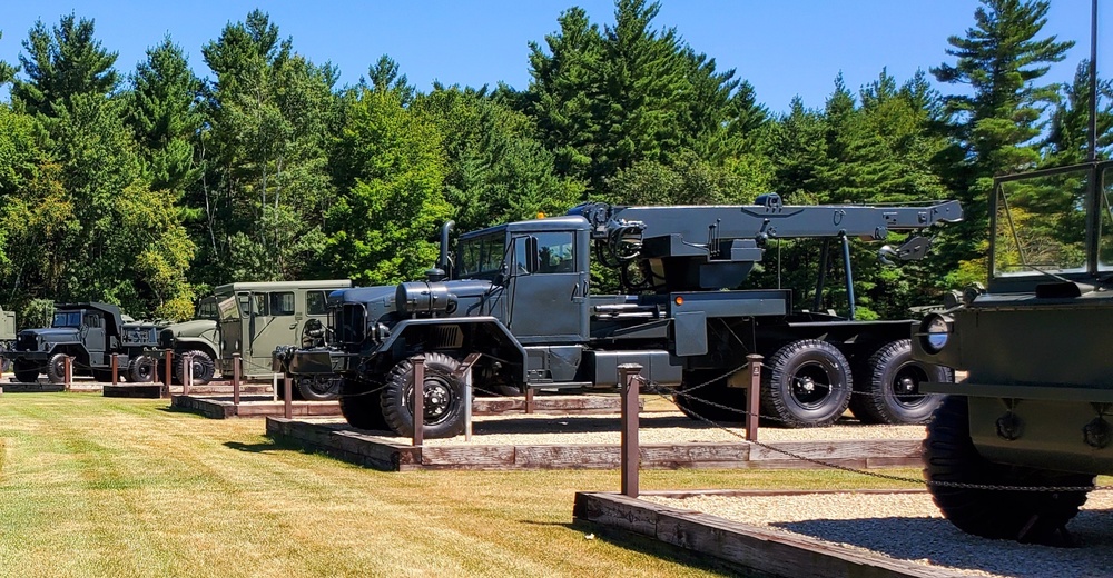 Equipment Park at Fort McCoy's Commemorative Area