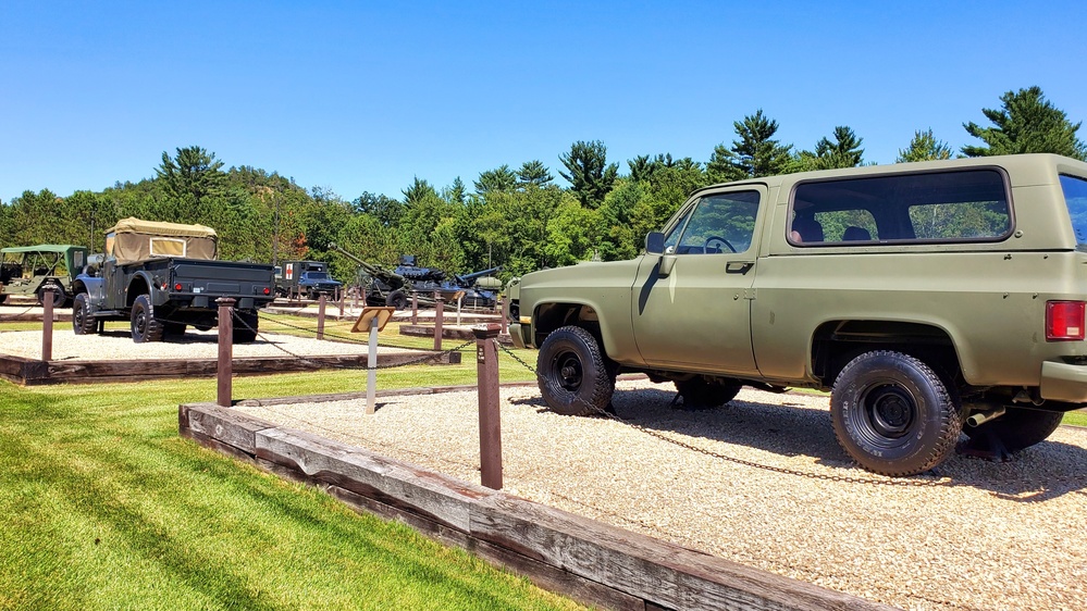 Equipment Park at Fort McCoy's Commemorative Area