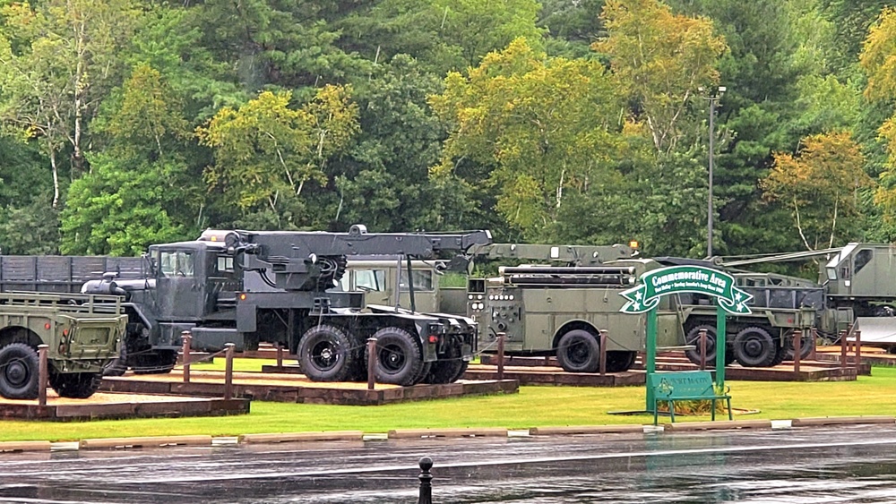 Equipment Park at Fort McCoy's Commemorative Area