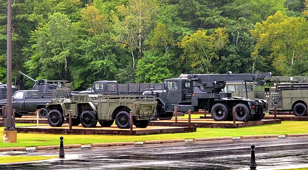 Equipment Park at Fort McCoy's Commemorative Area