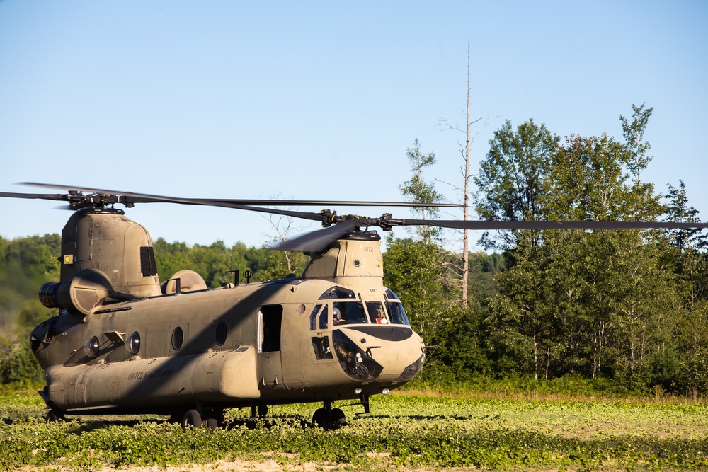 1-134th Field Artillery Regiment conducts sling load operations during Northern Strike