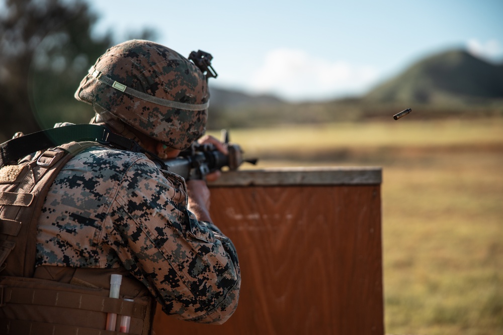 3rd Maintenance Battalion Conducts Table 3-6, Combat Marksmanship Range