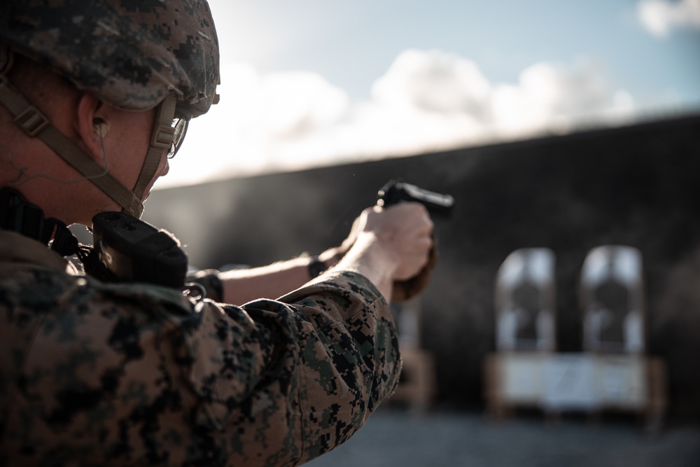 3rd Maintenance Battalion Conducts Table 3-6, Combat Marksmanship Range