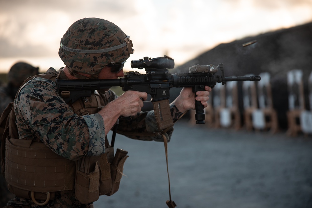 3rd Maintenance Battalion Conducts Table 3-6, Combat Marksmanship Range