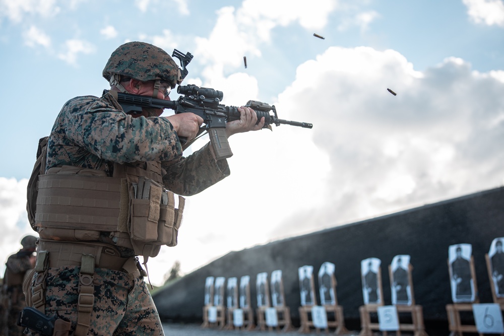 3rd Maintenance Battalion Conducts Table 3-6, Combat Marksmanship Range