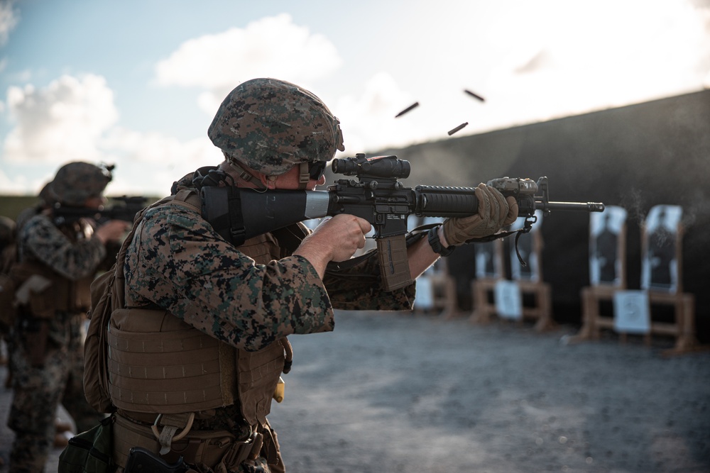 3rd Maintenance Battalion Conducts Table 3-6, Combat Marksmanship Range