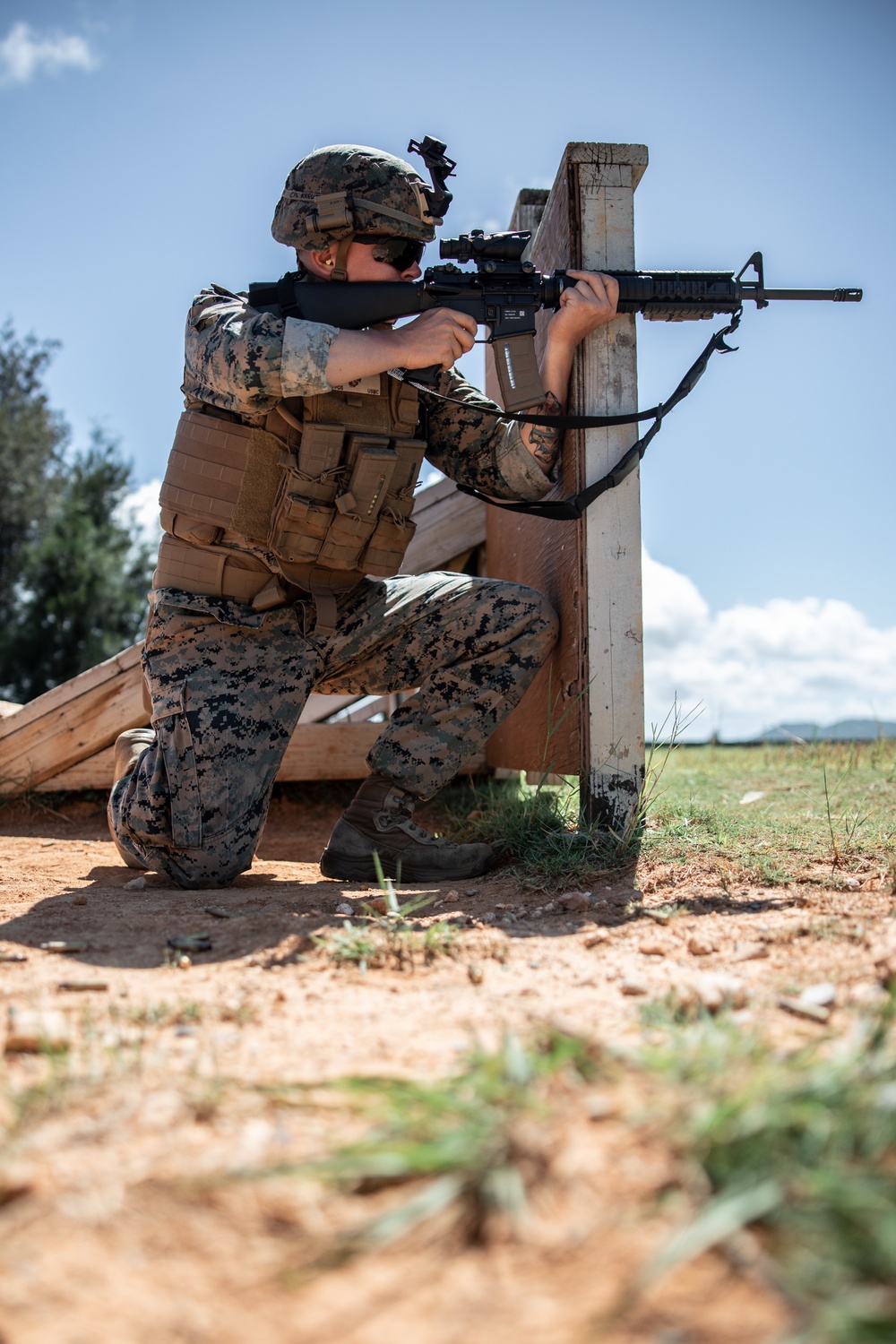 3rd Maintenance Battalion Conducts Table 3-6, Combat Marksmanship Range