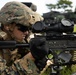 Marines with CLB-4 conduct M240B medium machine gun range