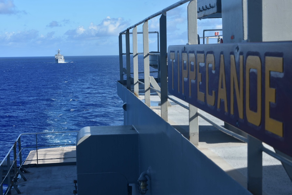 Tippecanoe Replenishes U.S. Navy Ships Operating in 7th Fleet