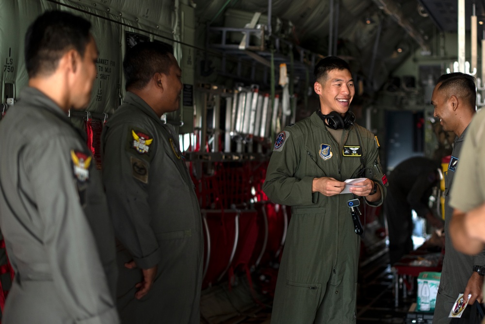 C-130J Super Hercules fam flight during PacAngel22