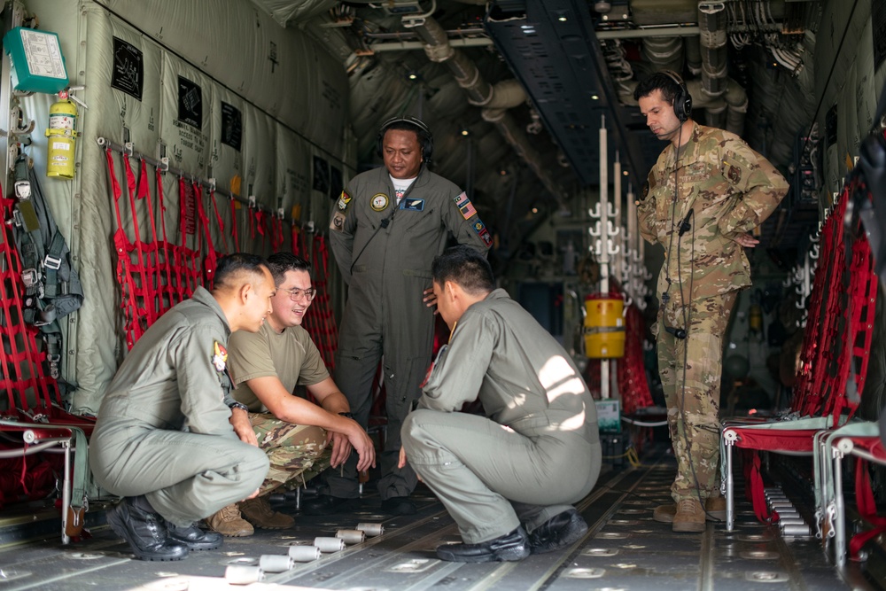 C-130J Super Hercules fam flight during PacAngel22