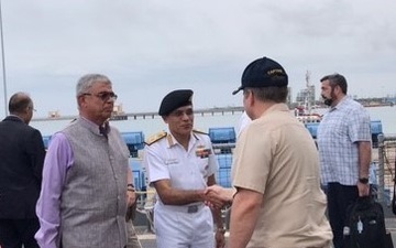 U.S. Navy’s Military Sealift Command Conducts Maintenance in India