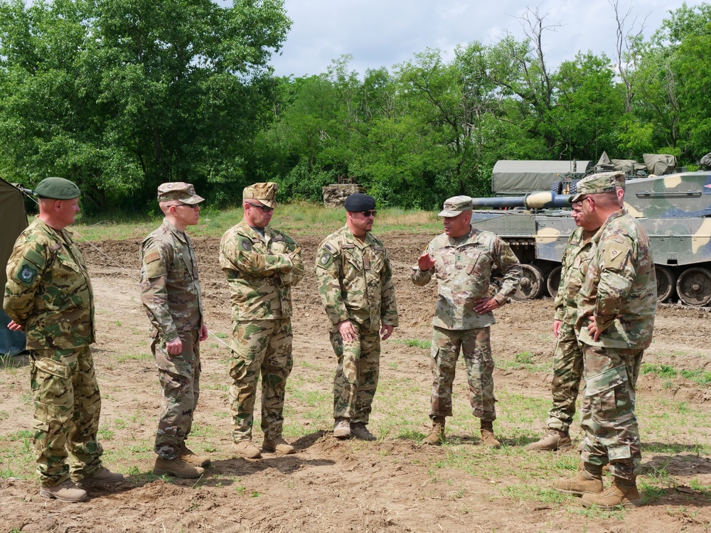 Ohio National Guard senior leadership visits Hungary for annual capstone event