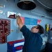 USS San Jacinto repaints refueling station