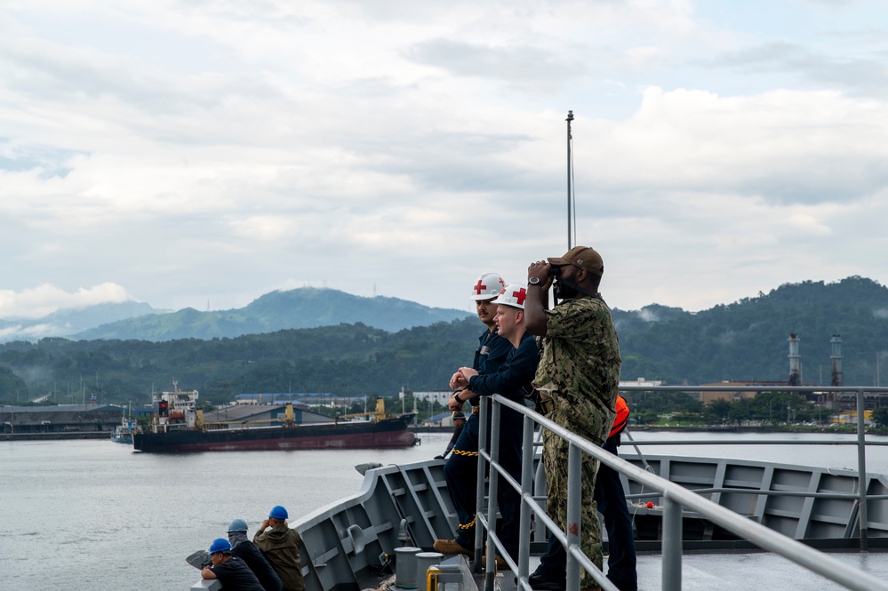 Frank Cable Arrives in Subic Bay, Philippines