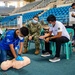 USNS Mercy Sailors Participate in Basic Life Support Training