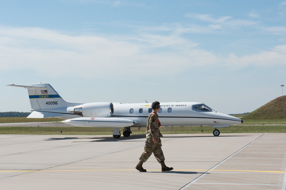 COMUSAFE Visits 32nd Tactical Air Base in Łask, Poland