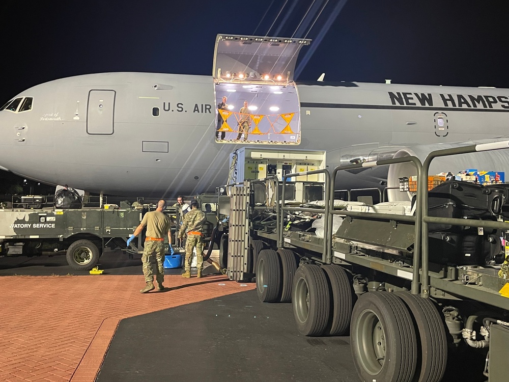 New Hampshire Guardsmen Support First KC-46 Capstone Mission