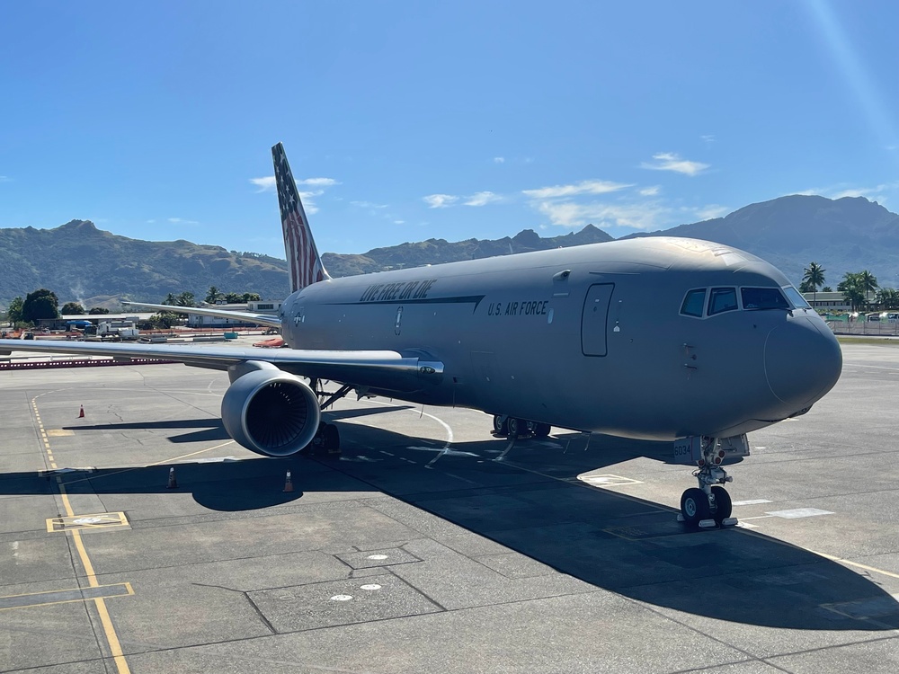 New Hampshire Guardsmen Support First KC-46 Capstone Mission