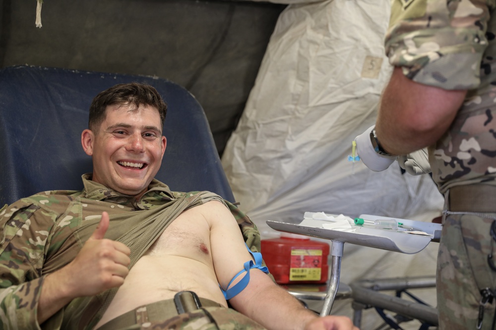 64 BSB medics conduct walking blood bank training