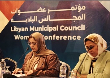 USAID and the Ministry of Local Government co-hosted the first conference for Libya’s women municipal council members, with 90 participants from among ministerial officials and women municipal council members.