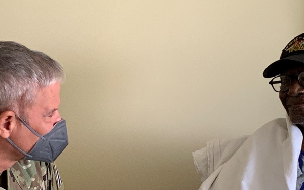 World War II Veteran visits Fort Stewart, Winn Army Community Hospital